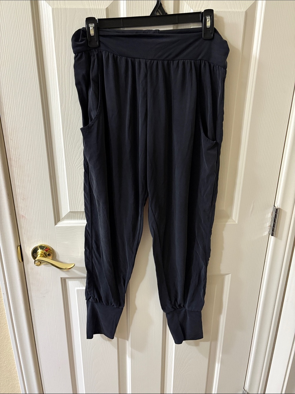 Relaxed Charcoal Jogger Pants with Side Pockets